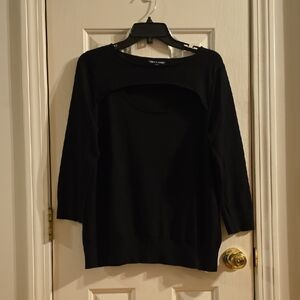 Cable & Gauge Black Women's Sweater